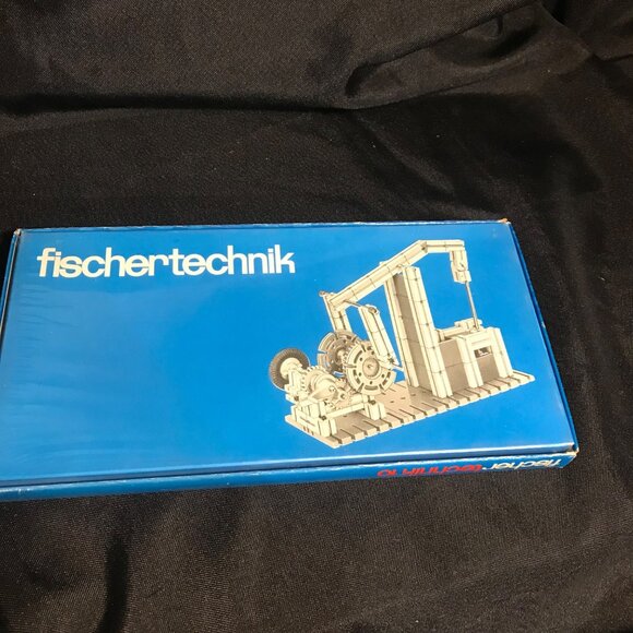 Vtg Fischertechnik 10 Building Set Nylon Garantite Gray Red Blocks Germany 60's - Picture 7 of 7